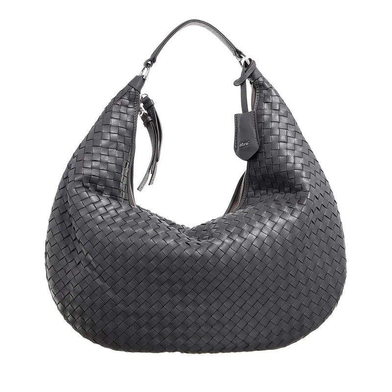 Abro Nana Grey Leather Hobo bag 2001-A0629129-zoom-