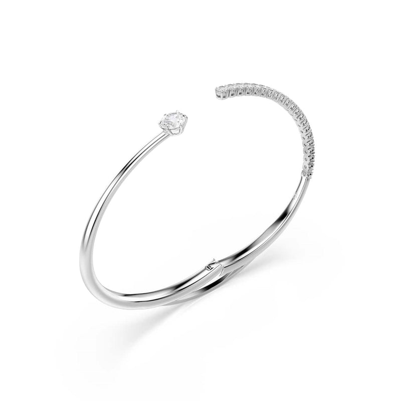 Swarovski Matrix Crash Zilverkleurige Open Armband 5753571-zoom-