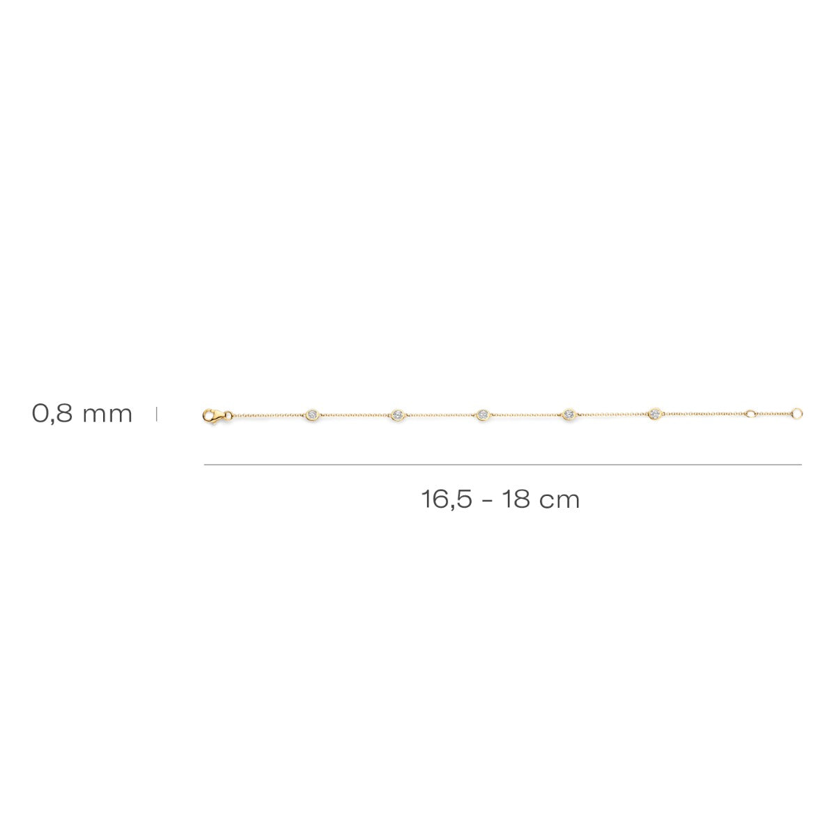 Blush 14 karat gold Bracelet 2238YZI