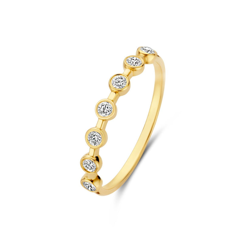 Isabel Bernard De la Paix Flavie 14 Karat Gold Ring With Diamond 0.18 Carat IBD330033-54-zoom-