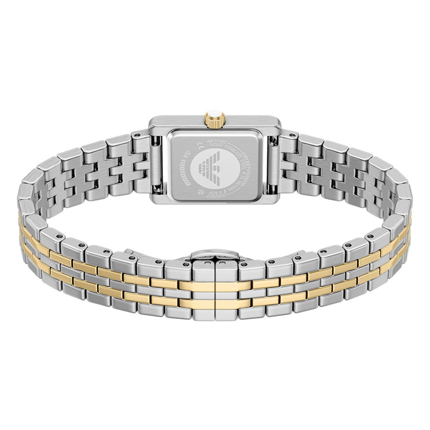 Emporio Armani Square White Dial Watch AR11763