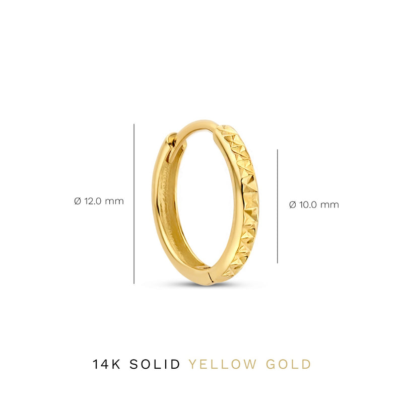 Isabel Bernard Cadeau d'Isabel 14 karaat gouden oorbellenset IB90177-zoom-