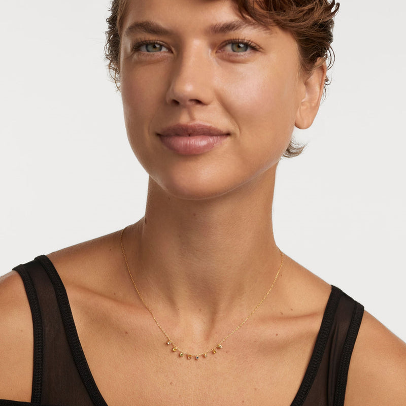 P D Paola Color 925 Sterling Silver Necklace with Gold Plating CO01-839-U-zoom-