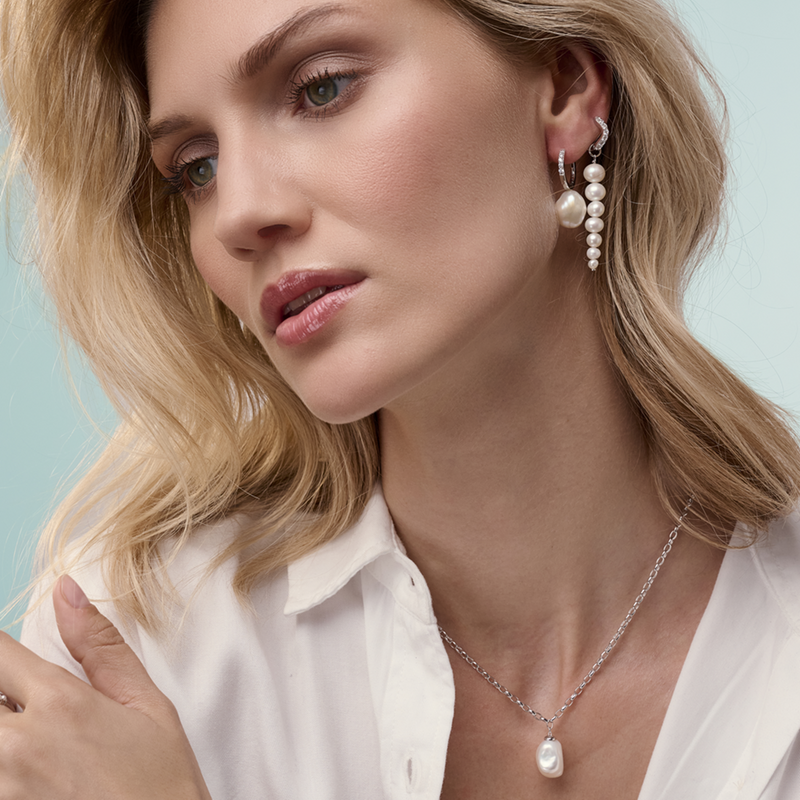 Sif Jakobs 925 Sterling Zilveren Padua Uno Necklace SJ-N2455-P-zoom-