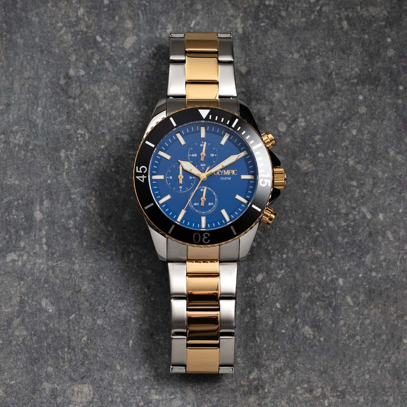 Olympic Paul Blauw Heren Horloge 2002-OL89HSS055B-zoom-