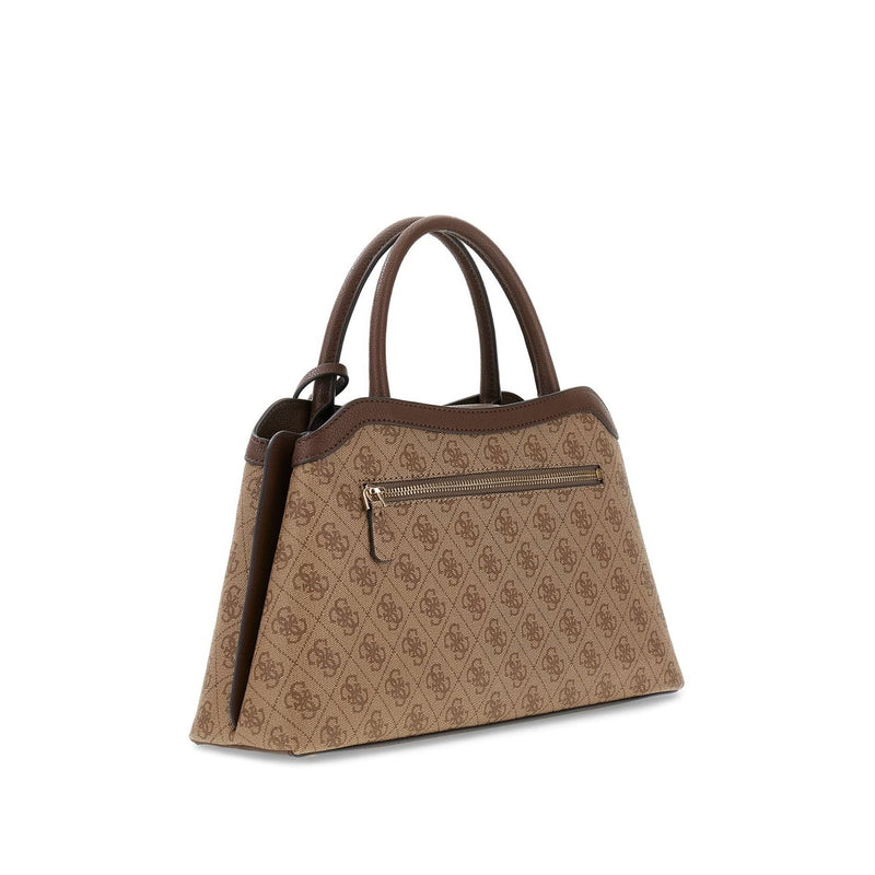 Guess Lindsey Latte Logo Handtas HWDL97-49060-LTL-zoom-
