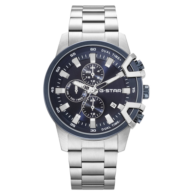 G-STAR Bend3D Blauw Multifunction Herenhorloge GSW.505.04-zoom-