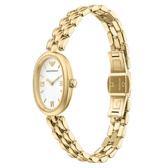 Emporio Armani Oval White Dial Watch AR11777