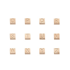 Isabel Bernard La Concorde Felie 14 Carat Rosegold cube Initial Charm IB350047-Z