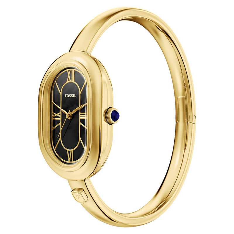 Fossil Sloan Oval White Dial Watch ES5456-zoom-