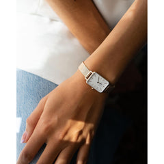 Daniel Wellington Quadro Gold Watch DW00100556