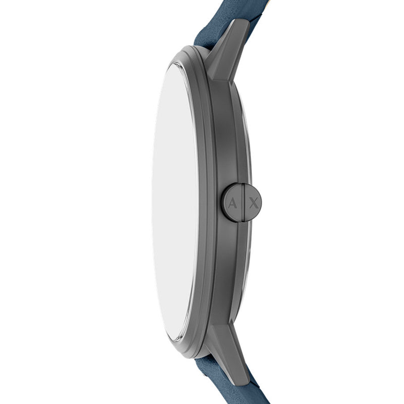 Armani Exchange Round Blue Dial Watch AX2767-zoom-
