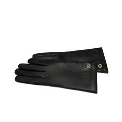 Isabel Bernard Honoré Eleanor black goatskin leather gloves IB67000-301-
