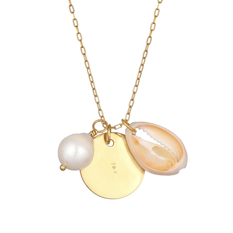 Elli 925 Sterling Silver Pearl Necklace with Pearl 2004-BF-0007895-001-zoom-