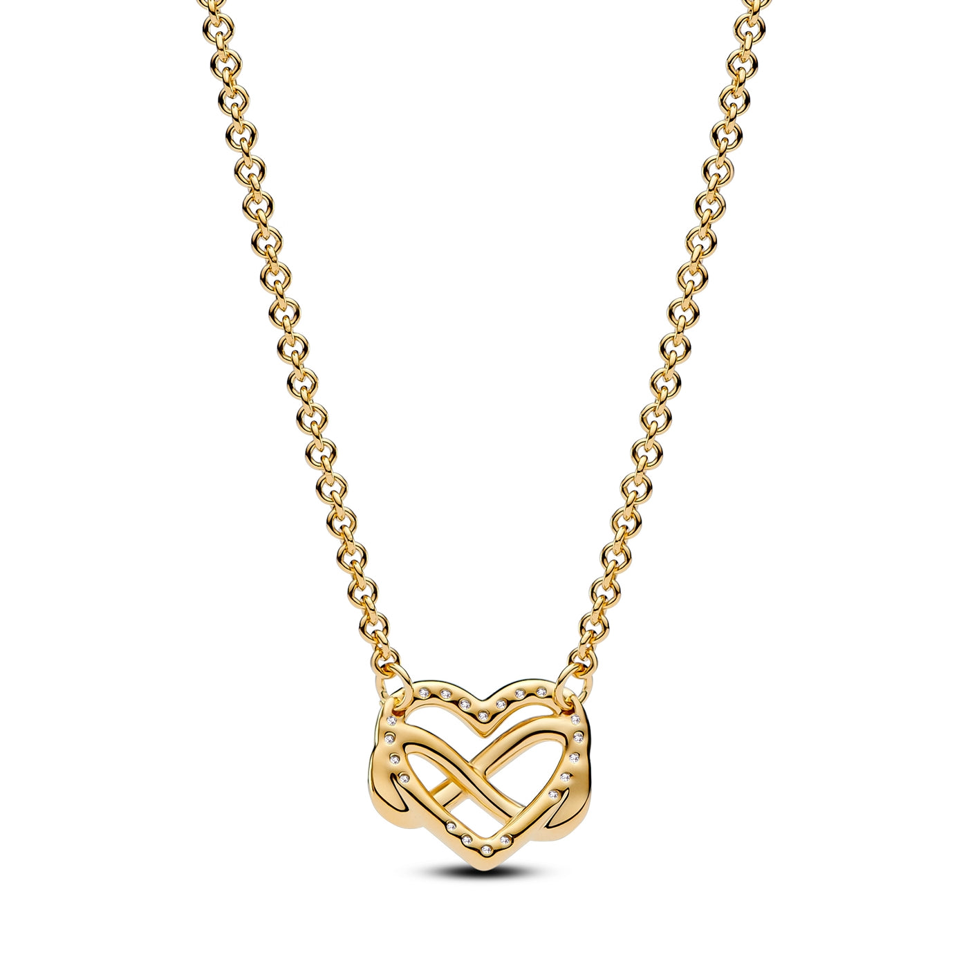 Pandora Moments Metalen Ketting Met Gouden Plating 362666C01-50