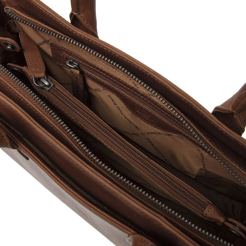 The Chesterfield Brand Garda Cognac Leather Handbag C48.127431-zoom-