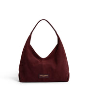 Isabel Bernard Honoré Grace mini bordeaux suède handtas IB21132-152