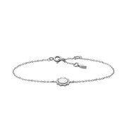 Fossil Elliott Women's Bracelet made of Sterling Silver JFS00563040 (Length: 16.50 - 19.00 cm)